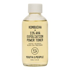 Kombucha + 11% AHA Exfoliation Power Toner, YOUTH TO THE PEOPLE