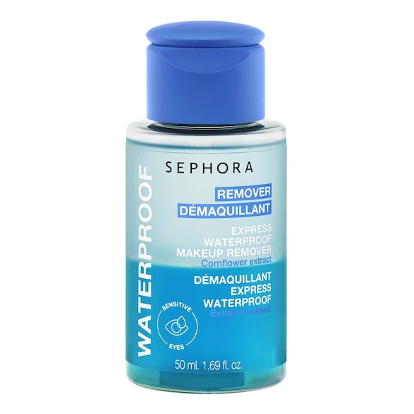 Ντεμακιγιάζ express waterproof - Αφαιρεί το μακιγιάζ + Καταπραΰνει, Sephora Collection
