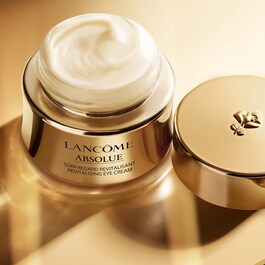 Absolue Revitalizing Eye Cream enriched with Grand Rose Extracts.