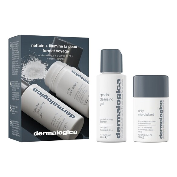 Cleanse + Brighten On The Go - Face Care Set, Dermalogica