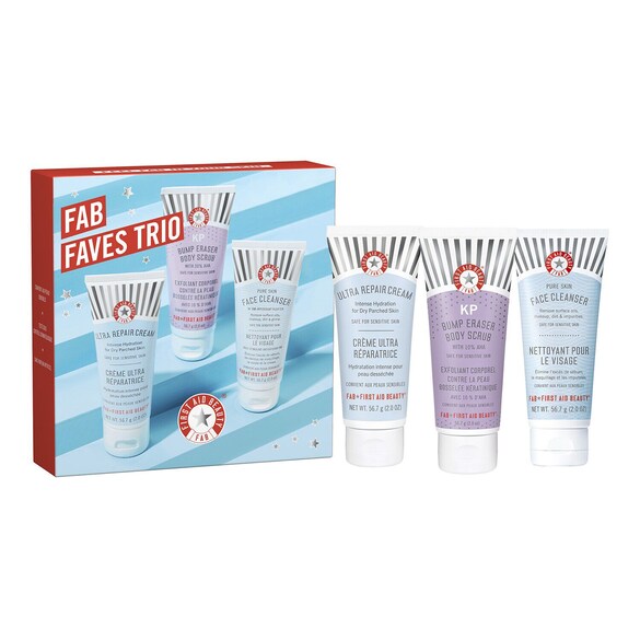 FAB Favorites Trio Set - Face and body care set, First Aid Beauty