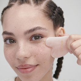 Gua Sha Quartz Rose - Για το λαιμό και το πρόσωπο