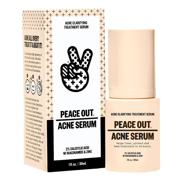 Acne Serum - Acne Clarifying Treatment, PEACE OUT SKINCARE