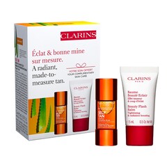 A Radiant Custom-Made Tan - Radiance-Plus Golden Glow Booster Set, Clarins