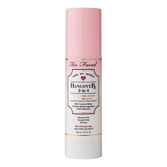 Hangover 3-in-1 Replenishing Primer & Setting Spray, TOO FACED