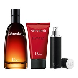 Fahrenheit Set - Gift Set - Eau de Toilette, Shower Gel & Spray