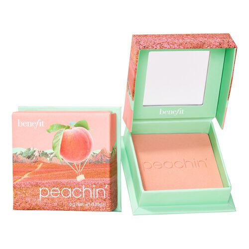 Benefit Cosmetics - Peachin' WANDERful World Blush πούδρα χρυσαφένιο ροδακινί ρουζ