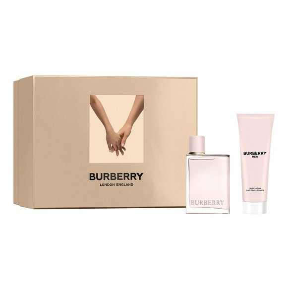 HER EAU DE PARFUM 50ML + BODY LOTION 75ML, BURBERRY