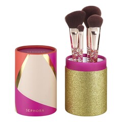 Glitter Brush Set - 4 Face And Eye Brushes Set, SEPHORA COLLECTION
