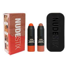 Sunkissed Peach Blush and Bronze 2-Piece Mini Kit - Make-up Set, Nudestix