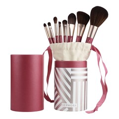 Advanced brush set - Set of 8 eye and complexion brushes, SEPHORA COLLECTION