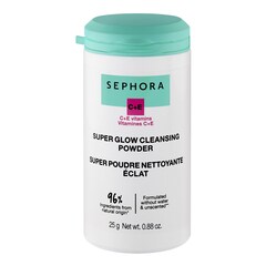 Super Glow Cleansing Powder - Vitamins C+E Face Cleanser, Sephora Collection