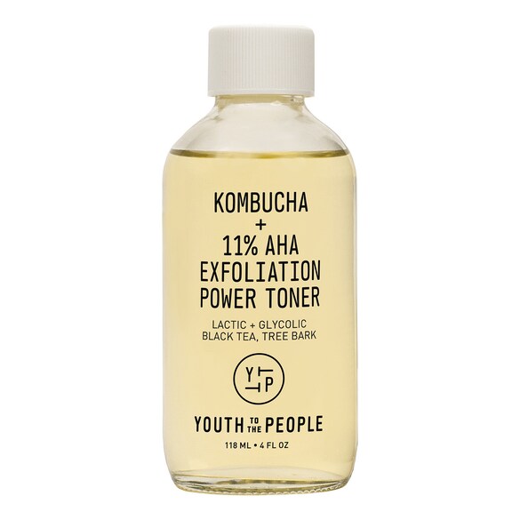 Kombucha + 11% AHA Exfoliation Power Toner, Youth To The People