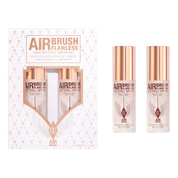Airbrush Flawless Mini Setting Spray Kit - Σετ σπρέι σταθεροποίησης μακιγιάζ, Charlotte Tilbury