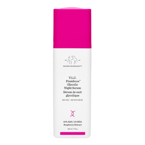 T.L.C. Framboos Glycolic Night Serum, Drunk Elephant