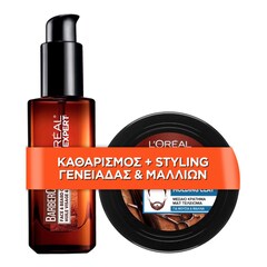 Men Expert Barber Club Λάδι για τα μούσια & Men Expert Molding Clay, L'OREAL PARIS