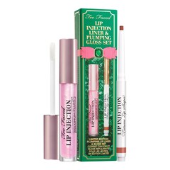 Lip Injection Liner & Plumping Gloss - Σετ μακιγιάζ, Too Faced