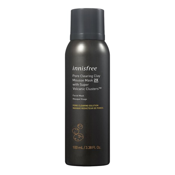 Pore Clearing Clay Mousse Mask 2X with Super Volcanic Clusters™, INNISFREE