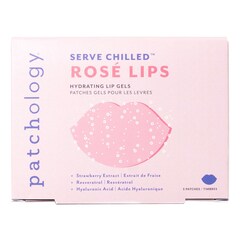 Serve Chilled Rosé Lips Hydrating Lip Gels 5-Pack, Patchology