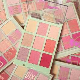 Pixi + Hello Kitty Chrome Glow Palette - Multi-use face palette