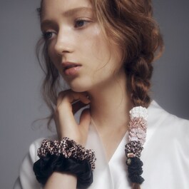 Pure Silk Scrunchies Pixie Hair Set