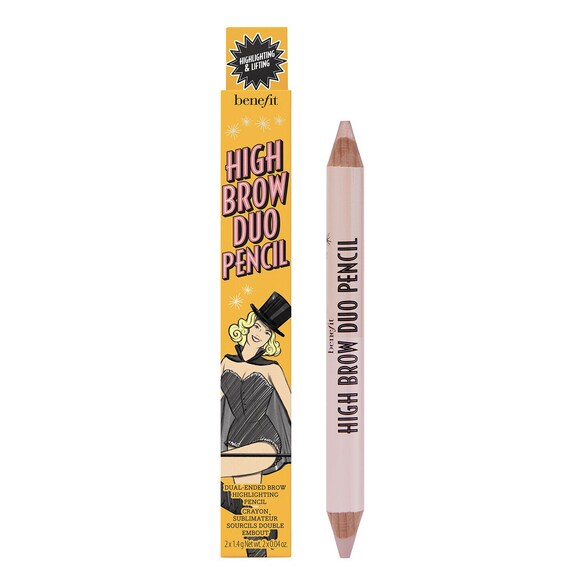 High Brow Duo Pencil - Μολύβι διπλής όψης για λάμψη στα φρύδια, Benefit Cosmetics