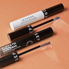 FLUFF & FIX BROW WAX= Κερί για τα φρύδια που δίνει υφή και στερεώνει