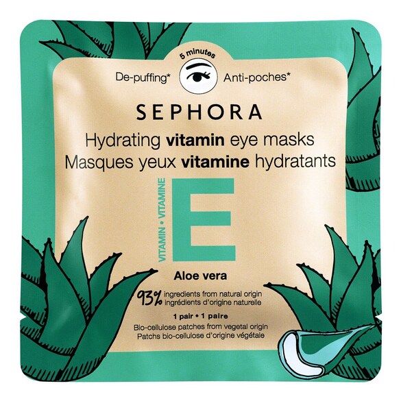 Vitamin eye masks - Bio-cellulose eye masks, Sephora Collection