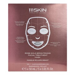 Rose Gold Brightening Facial Treatment Mask, 111skin