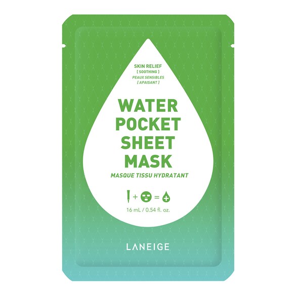 Water Pocket Sheet Mask Skin Relief (Soothing) - Sheet Mask Skin, LANEIGE