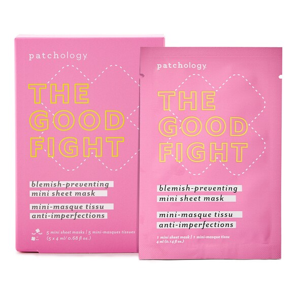 The Good Fight blemish-preventing mini sheet mask, PATCHOLOGY