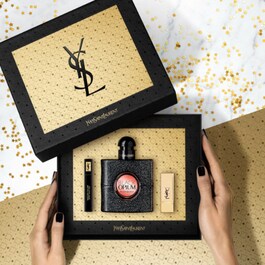Black Opium Eau de Parfum and Makeup Icons Gift Set