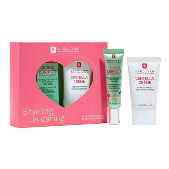 Kit CC Red x Centella Cream - Σετ περιποίησης προσώπου, Erborian