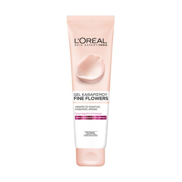 Fine Flowers Gel - Καθαρισμου Και Ντεμακιγιαζ Για Ξηρη & Ευαισθητη Επιδερμιδα, L'oreal Paris