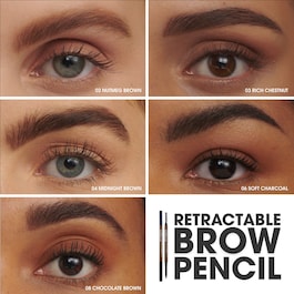 Retractable brow pencil - Ανασυρόμενο μολύβι φρυδιών 