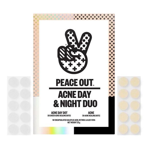Acne Day & Night Duo - Anti-Blemish Patches Set, Peace Out Skincare