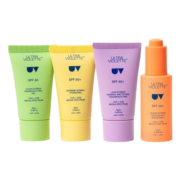 Mini Screen Wardrobe - Face suncare set, ULTRA VIOLETTE
