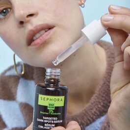 Targeted dark sports serum - for Face & Neck with 3% Kombucha + Enzymes