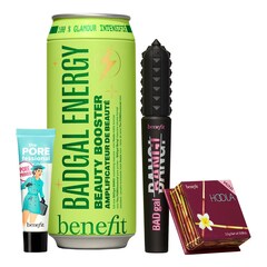 BADgal Energy - μάσκαρα, primer πόρων & bronzer χριστουγεννιάτικο σετ, Benefit Cosmetics