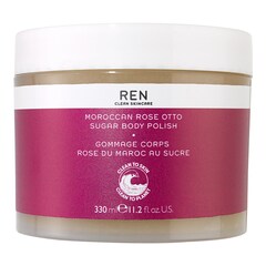 Moroccan Rose Otto Sugar Body Polish, REN CLEAN SKINCARE