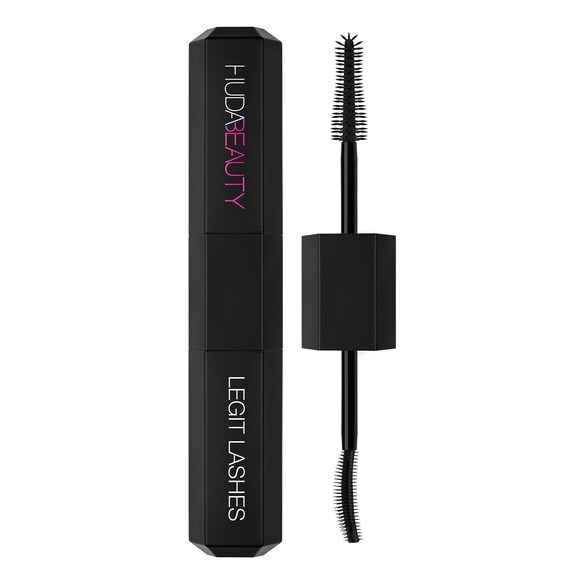 LEGIT LASHES Double-Ended Volumizing and Lengthening Mascara, HUDA BEAUTY