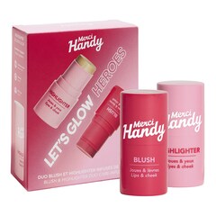 Kit Let's Glow Heroes - Highlighter + Ρουζ, Merci Handy