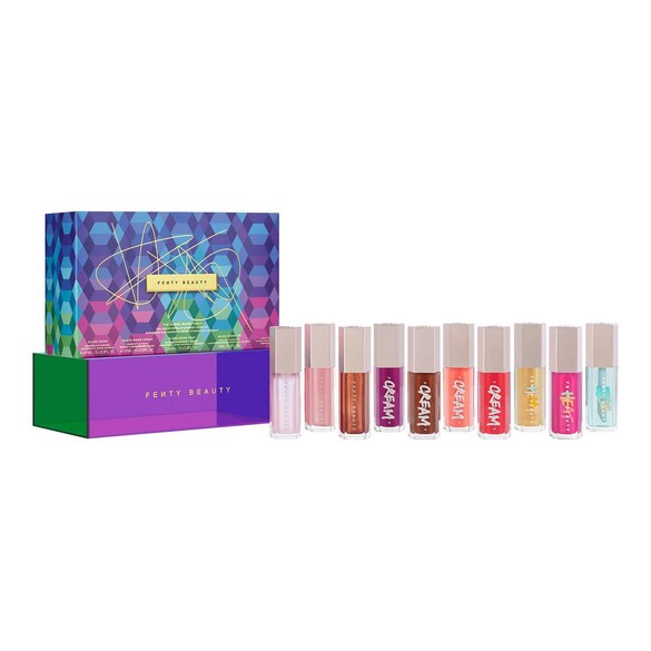 The Gloss Bomb Vault Full-size Universal Lip Luminizer Set Makeup, Fenty Beauty