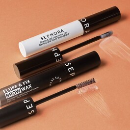 FLUFF & FIX BROW WAX= Κερί για τα φρύδια που δίνει υφή και στερεώνει