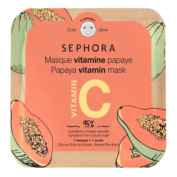 Vitamin face mask Fabric face mask, Sephora Collection