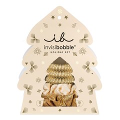 Holiday Set Feeling Pine Ornament, Hair Scrunchies, INVISIBOBBLE