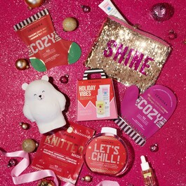 Holiday Vibes Sequin Makeup Bag - Travel makeup bag
