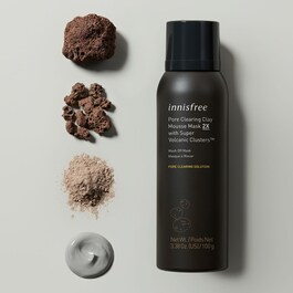 Pore Clearing Clay Mousse Mask 2X with Super Volcanic Clusters™