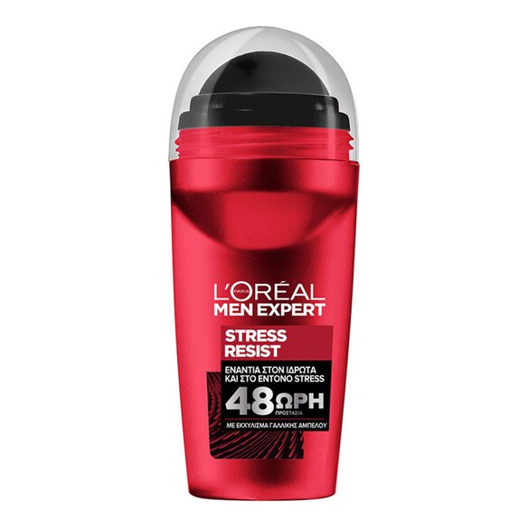 Men Expert - Stress Resist Deodorant Roll-On, L'OREAL PARIS