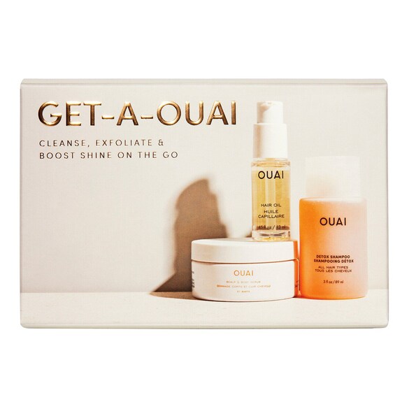 GET-A-OUAI – Hair Kit, Cleanse, Exfoliate & Boost Shine, Ouai